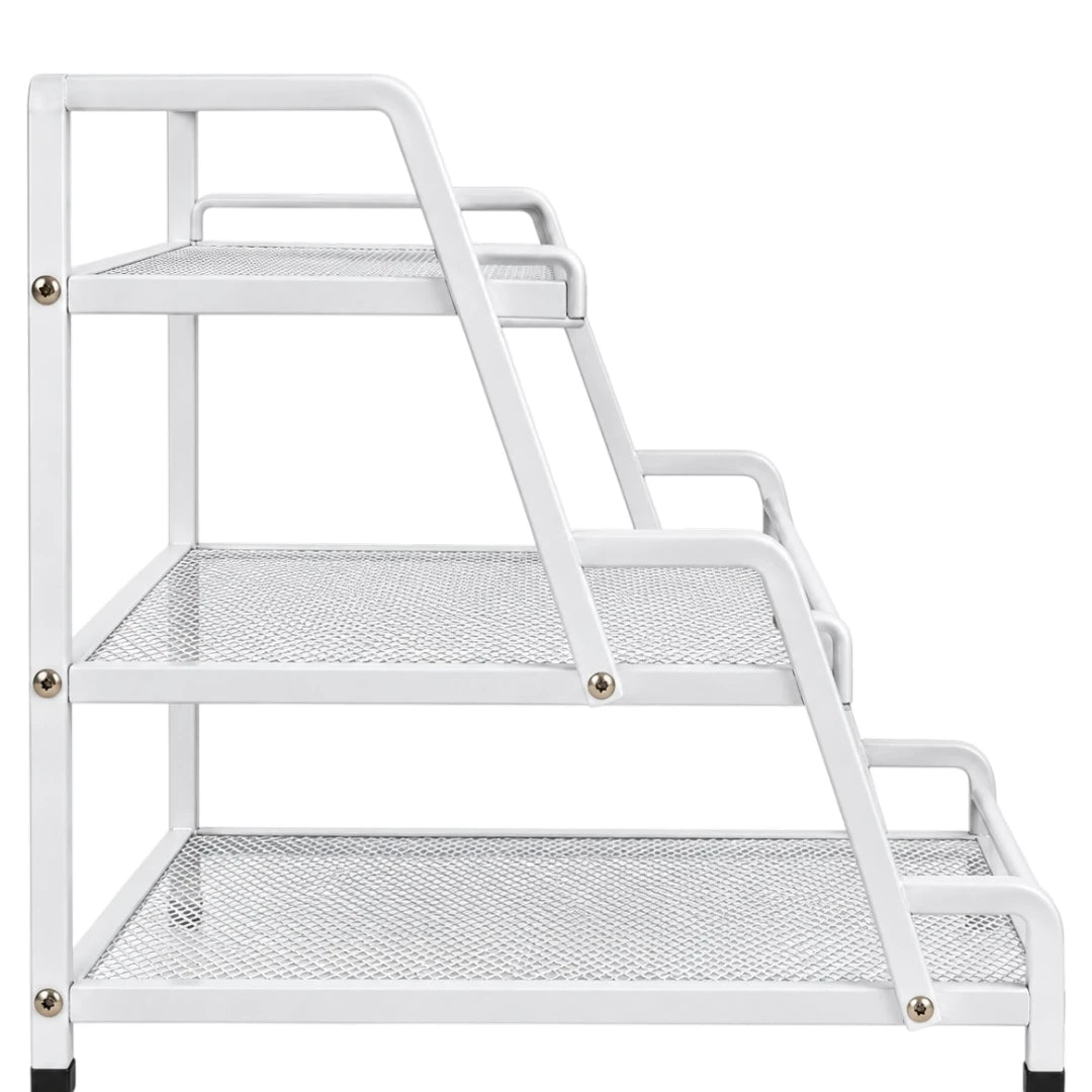DRAPI 3-Tier Metal Spice Organizer Rack for Kitchen Storage