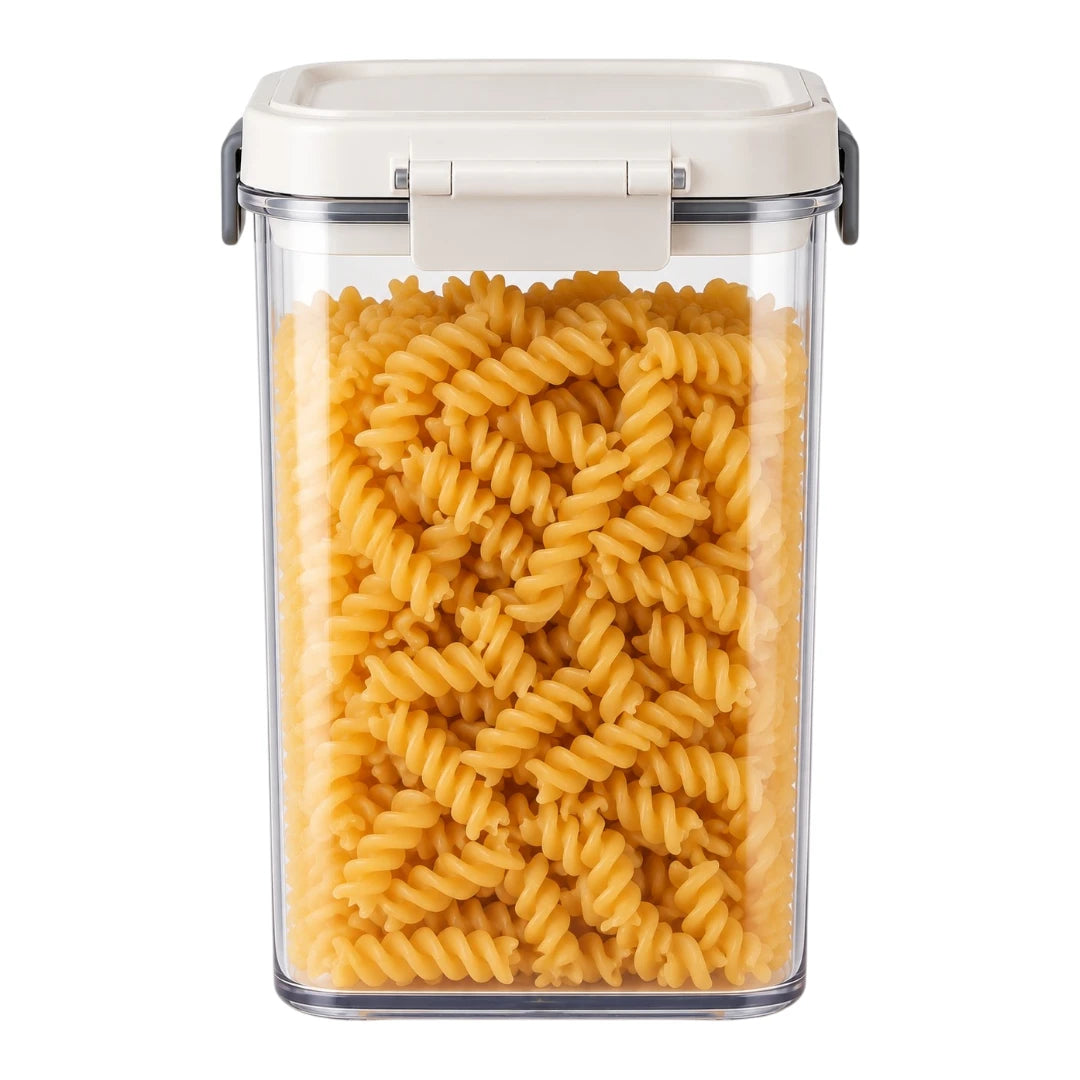 DRAPI Clear Kitchen Storage Container – 2.5L Pantry Organizer