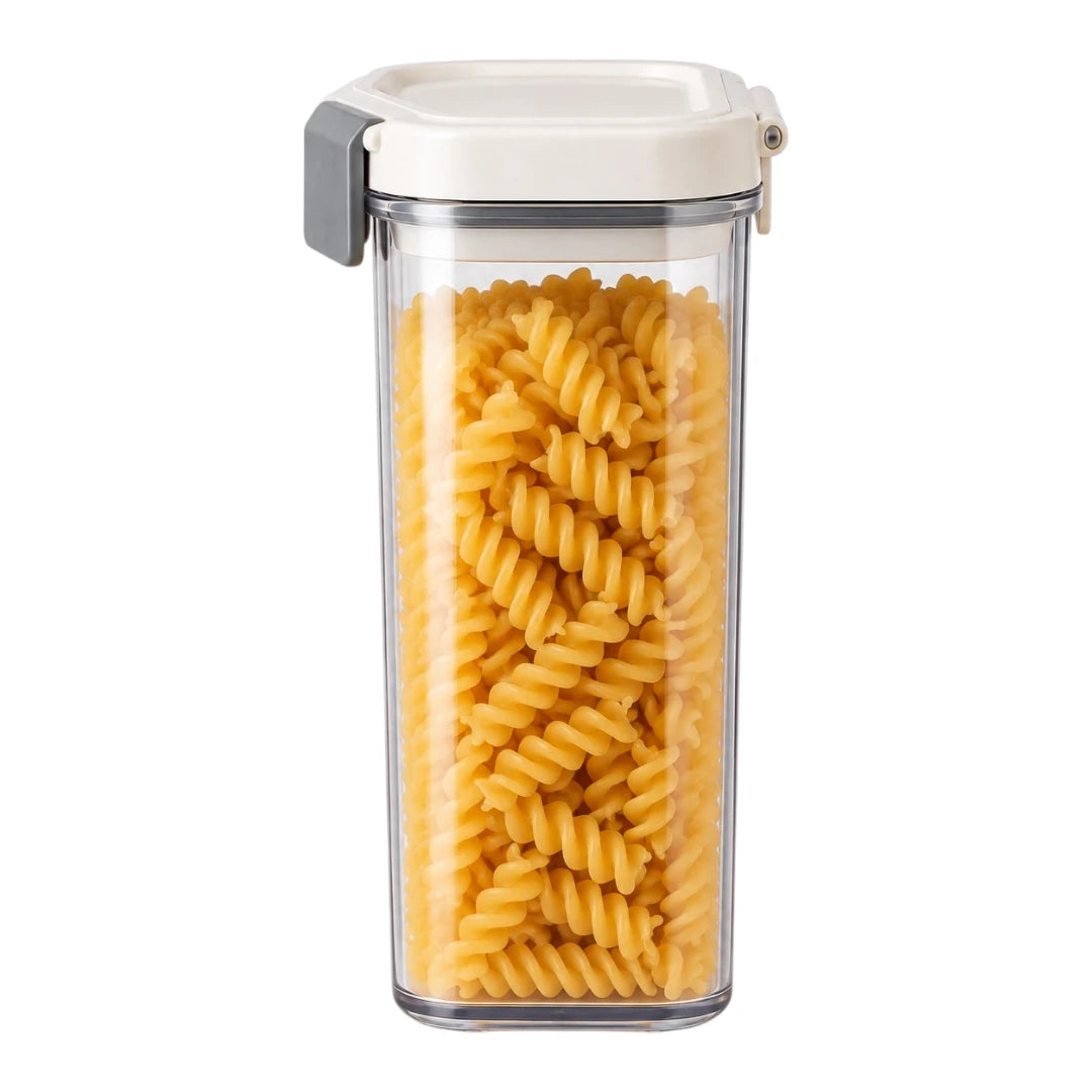 DRAPI Clear Kitchen Storage Container – 2.5L Pantry Organizer
