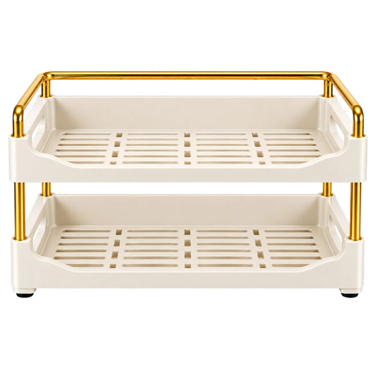 Drapi Premium Two Tier Kitchen Spice Organizer Rack Stand